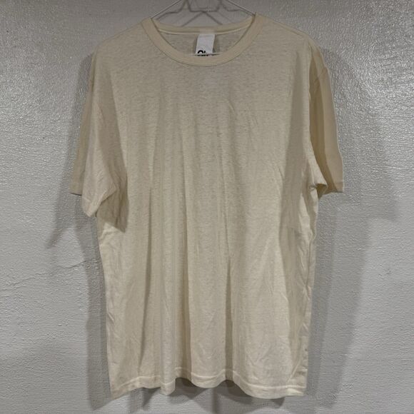 Ch. Carolina Herrera Mens Essential Oversized T Shirt Size Small Beige Crème - Picture 2 of 16